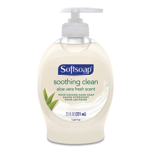 Image of Softsoap® Moisturizing Hand Soap, Aloe, 7.5 Oz Bottle, 6/Carton