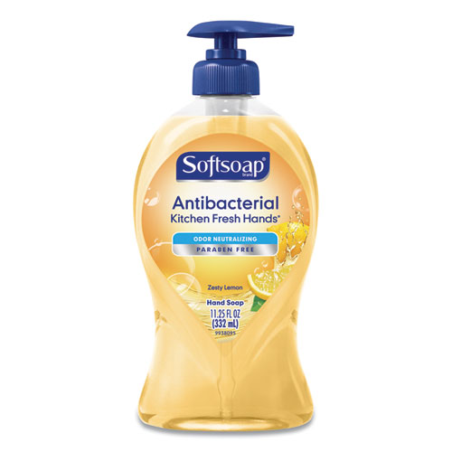 Image of Antibacterial Hand Soap, Citrus, 11.25 oz Pump Bottle, 6/Carton