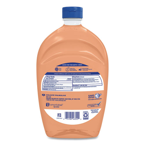 Antibacterial Liquid Hand Soap Refills, Fresh, 50 oz, Orange, 6/Carton