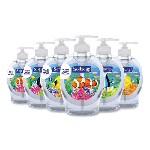 Liquid Hand Soap Pumps, Fresh, 7.5 oz Bottle, 6/Carton