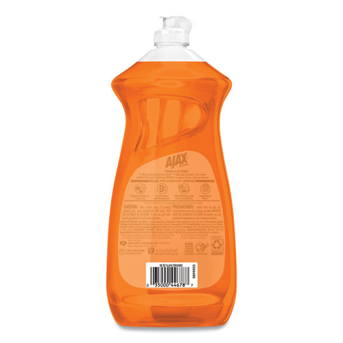 Dish Detergent, Liquid, Orange Scent, 28 oz Bottle, 9/Carton