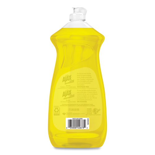 Image of Dish Detergent, Lemon Scent, 28 oz Bottle, 9/Carton