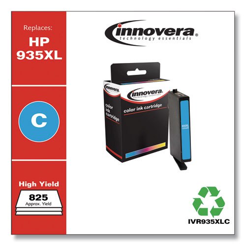 Remanufactured Cyan Ink, Replacement for 935 (C2P20AN), 400 Page-Yield, Ships in 1-3 Business Days