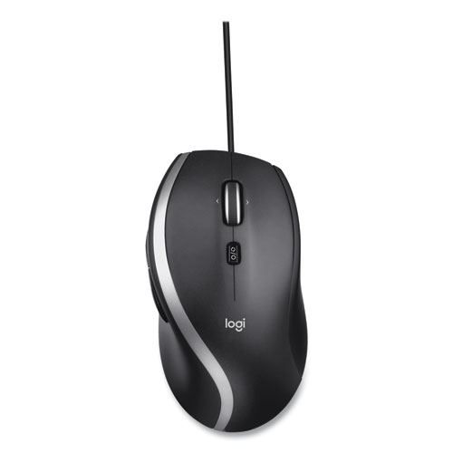 Image of Logitech® Advanced Corded Mouse M500S, Usb, Right Hand Use, Black