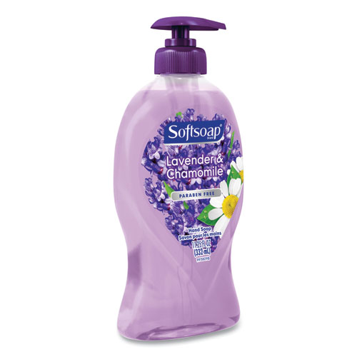 Liquid Hand Soap Pumps, Lavender and Chamomile, 11.25 oz Pump Bottle, 6/Carton