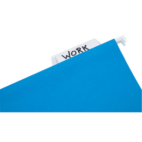 7530013649499 SKILCRAFT Hanging File Folder, Letter Size, 1/5-Cut Tabs, Blue, 25/Box