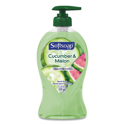 Liquid Hand Soap Pumps Crisp Cucumber & Melon, 11 1/4 Oz Pump Bottle