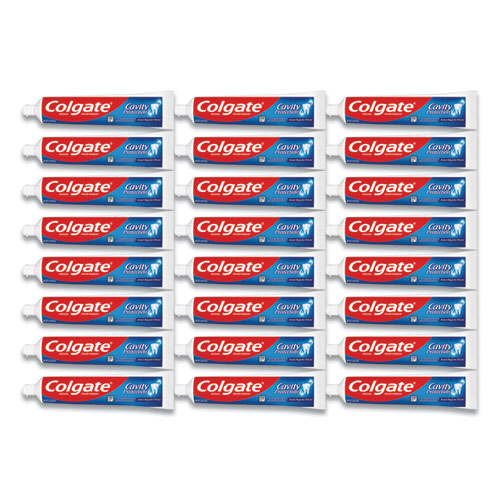 Cavity Protection Toothpaste, Regular Flavor, 2.5 Oz Tube, 24/carton