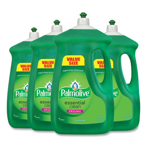 Palmolive® Dishwashing Liquid, Original Scent, Green, 90 Oz Bottle, 4/Carton