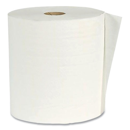 Image of American Paper Converting Hardwound Paper Towel Roll, Virgin Paper, 1-Ply, 7.88" X 800 Ft, White, 6/Carton