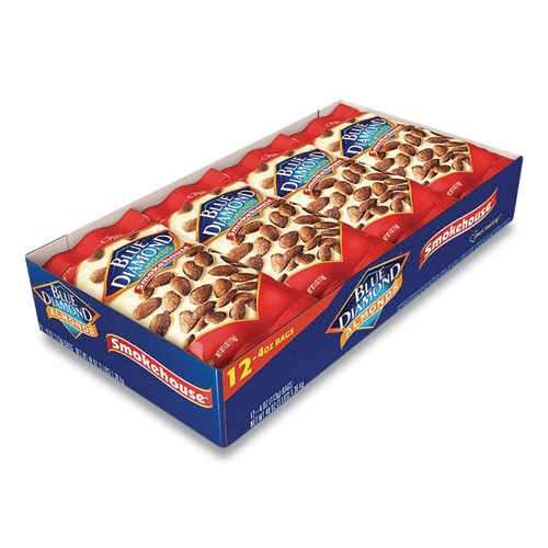 Image of Smokehouse Almonds, 4 oz Bag, 12 Bags/Box
