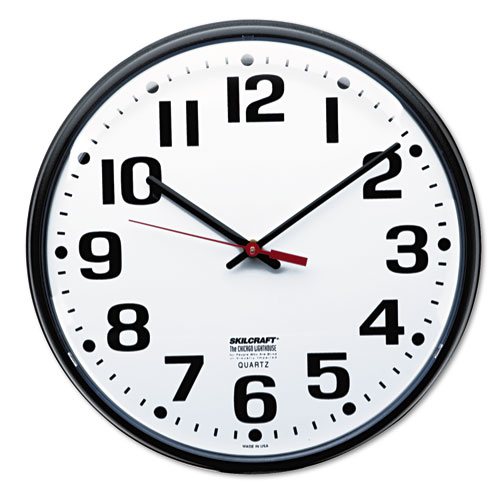 SKILCRAFT WALL CLOCK 新品　米軍放出　1点のみ 6645013897944 SKILCRAFT Slimline Quartz Wall Clock, 12.75