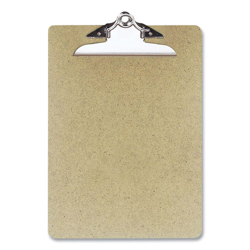 Image of Recycled Hardboard Clipboard, 1" Clip Capacity, Holds 8.5 x 11 Sheets, Brown, 3/Pack