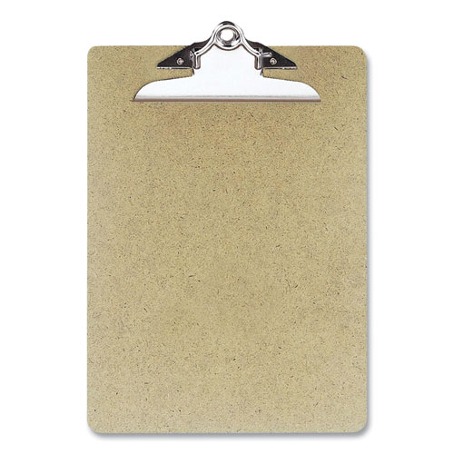 Officemate Recycled Hardboard Clipboard, 1" Clip Capacity, Holds 8.5 x 11 Sheets, Brown, 3/Pack