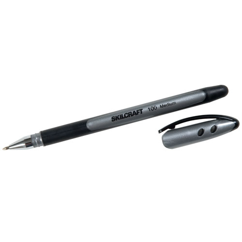 Skilcraft Kugelschreiber Recycled – Medium Point, Schwarze Tinte, 12er Pack | Aus Recyceltem Material