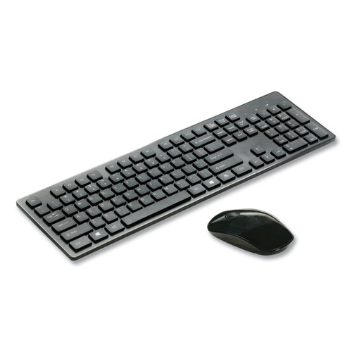 7025016909998, SKILCRAFT Keyboard and Mouse Combination, 2.4 GHz Frequency/30 ft Wireless Range, Black