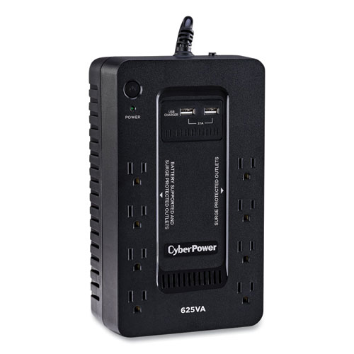 Image of Cyberpower® St625U Standby Ups Battery Backup, 8 Outlets, 625 Va, 890 J