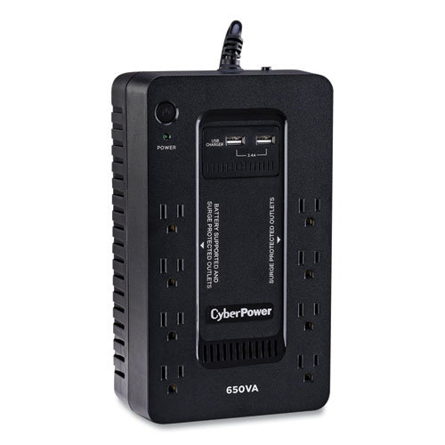 Image of Cyberpower® Sx650U Ups Battery Backup, 8 Outlets, 650 Va, 890 J