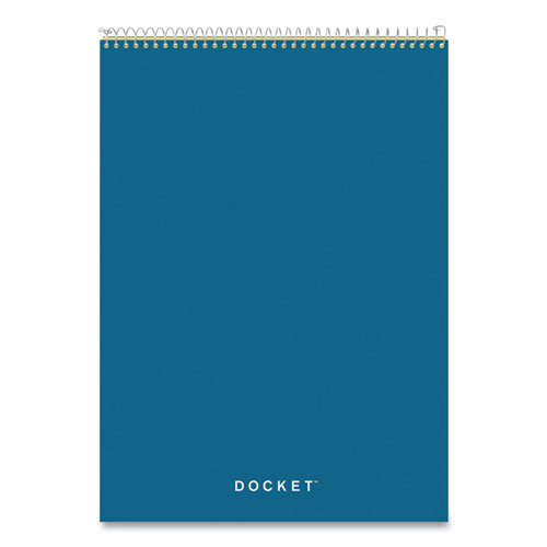 DOCKET RULED WIREBOUND PAD, WIDE/LEGAL RULE, BLUE COVER, 8.5 X 11.75, 70 SHEETS