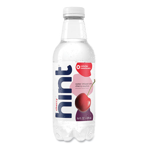 Flavored Water, Cherry, 16 oz Bottle, 12 Bottles/Carton