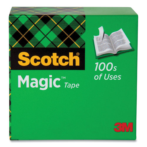 Magic Tape Refill, 1" Core, 0.75" x 25 yds, Clear, 20/Pack