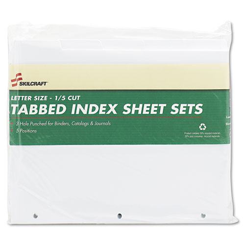 7530015038441 SKILCRAFT CL-Free Copy Paper, 92 Bright, 20 lb Bond Weight, 8.5 x 11, White, 500 Sheets/Ream, 10 Reams/Carton