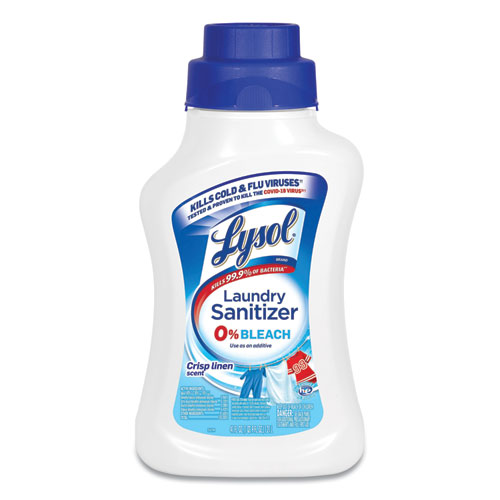 LYSOL® Brand Laundry Sanitizer, Liquid, Crisp Linen, 41 oz, 6/Carton