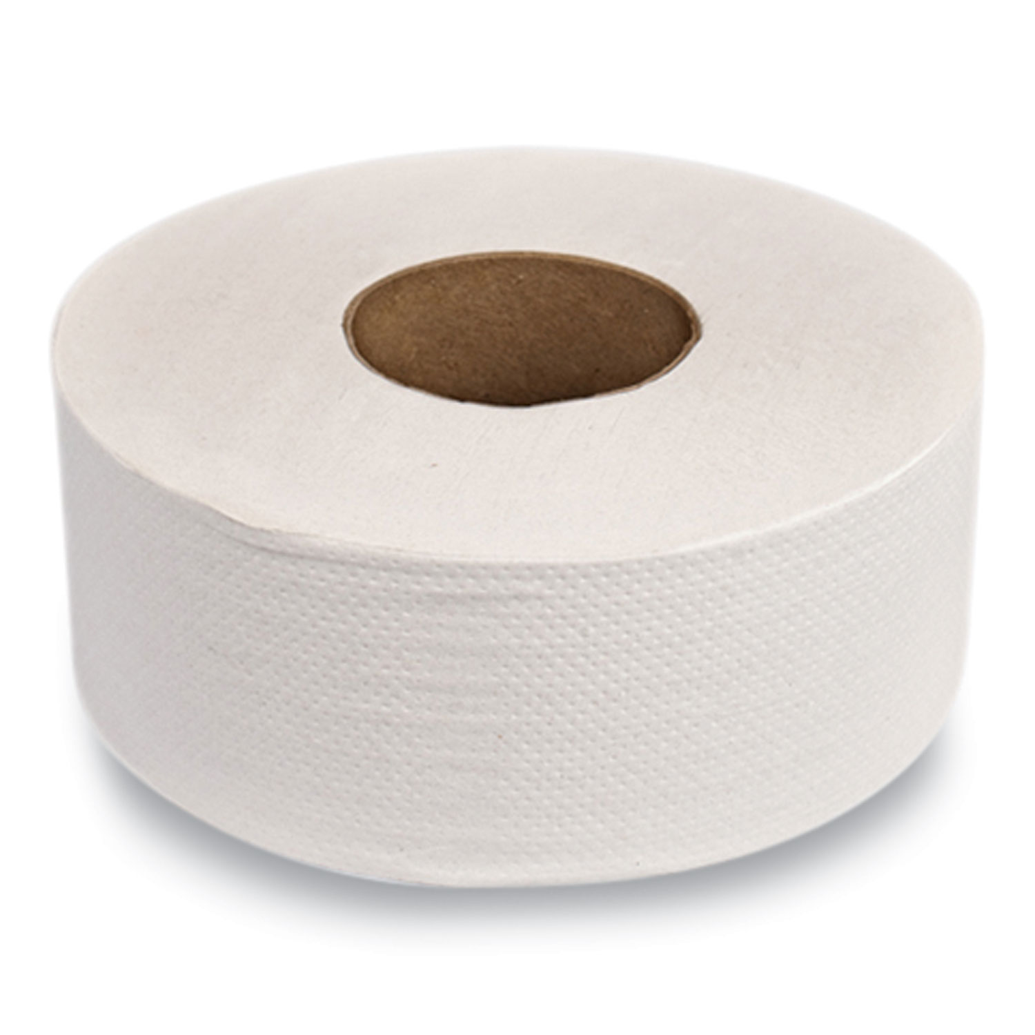 Evolution Two-Ply Jumbo Roll Toilet Paper, White, 9" dia. x 1,000 ft, 12 Rolls/Carton