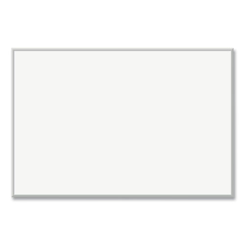 Magnetic Dry Erase Board with Aluminum Frame, 70 x 47, White Surface, Silver Frame