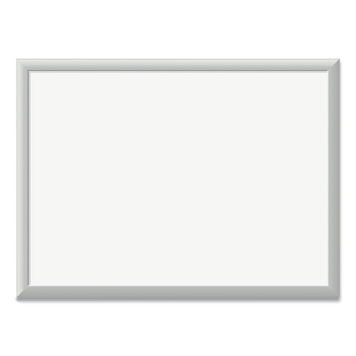 Magnetic Dry Erase Board with Aluminum Frame, 23 x 17, White Surface, Silver Frame