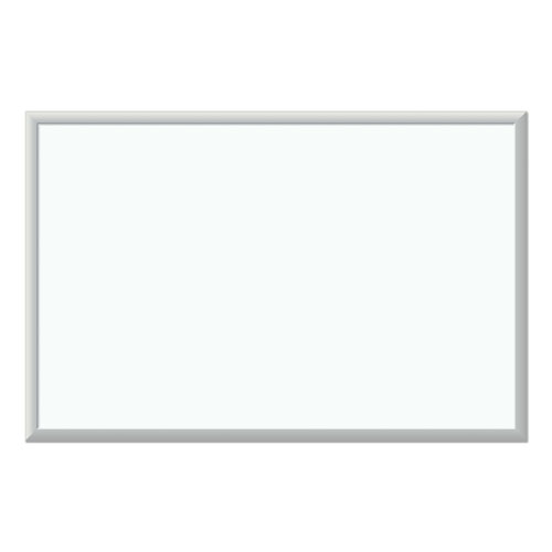 Melamine Dry Erase Board, 36 x 24, White Surface, Silver Frame