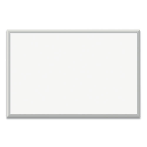 Magnetic Dry Erase Board with Aluminum Frame, 35 x 23, White Surface, Silver Frame
