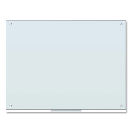 U Brands Glass Dry Erase Board, 47 X 35, White Surface