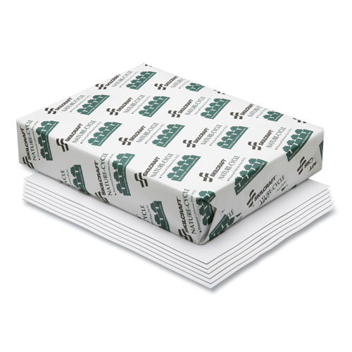7530015038441 SKILCRAFT Nature-Cycle Copy Paper, 92 Bright, 20 lb Bond Weight, 8.5 x 11, White, 500 Sheets/Ream