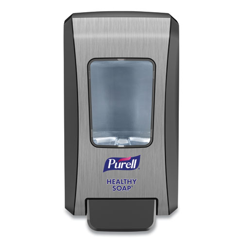 PURELL® FMX-20 Soap Push-Style Dispenser, 2,000 mL, 6.5 x 4.65 x 11.86, Graphite/Chrome, 6/Carton