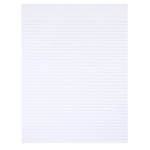 7530015167581 SKILCRAFT Writing Pad, Narrow Rule, 100 White 8.5 x 11 Sheets, Dozen