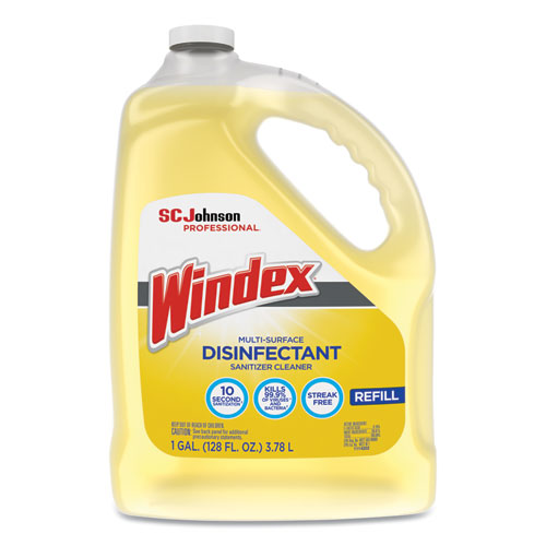 Windex® Multi-Surface Disinfectant Cleaner, Citrus, 1 gal Bottle