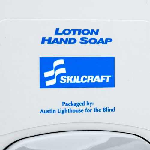 4510015219872, SKILCRAFT GOJO Lotion Soap Wall-Dispenser, 1,000 mL, 5 x 4 x 10, Dove Gray