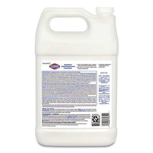 Image of Clorox® Anywhere Hard Surface Sanitizing Cleaner, 128 Oz Bottle, 4/Carton