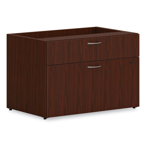 Mod Low Personal Credenza, 30w x 20d x 21h, Traditional Mahogany