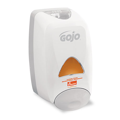 4510015512864, SKILCRAFT GOJO FMX-12 Antibacterial Handwash Dispenser, 1,250 mL, 6.1 x 5.1 x 10.6, Dove Gray, 6/Box