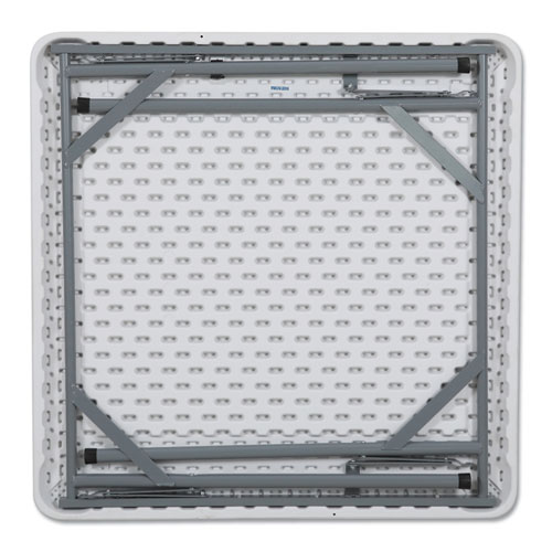 IndestrucTable Classic Folding Table, Square, 34" x 34" x 29", Platinum Granite