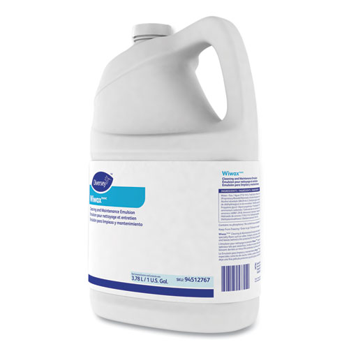 Image of Diversey™ Wiwax Cleaning And Maintenance Solution, Liquid, 1 Gal Bottle, 4/Carton