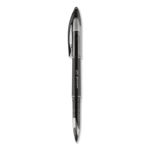 Image of AIR Porous Gel Pen, Stick, Medium 0.7 mm, Black Ink, Black Barrel, 3/Pack