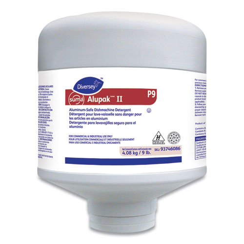 Alupak II Heavy Duty Aluminun Safe Powder Detergent, 9 lb Container, 4/Carton