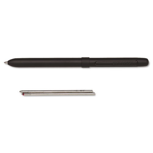 7520015649906 SKILCRAFT B3 Aviator Multi-Color Ballpoint Pen/Pencil, Retractable, Medium , Black/Red Ink, Black Matte Barrel