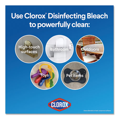 Image of Clorox® Regular Bleach With Cloromax Technology, 81 Oz Bottle, 6/Carton