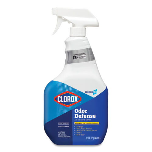 Commercial Solutions Odor Defense Air/Fabric Spray, Clean Air Scent, 32 oz Spray Bottle