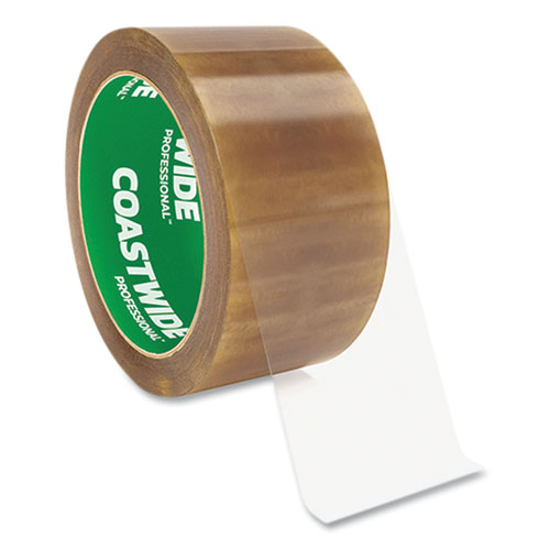 Packing Tape, 3" Core, 2.3 mil, 1.88" x 54.6 yds, Clear, 6/Pack