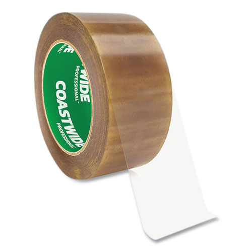 Packing Tape, 3 Core, 2.3 mil, 1.88 x 109.3 yds, Clear, 6/Pack